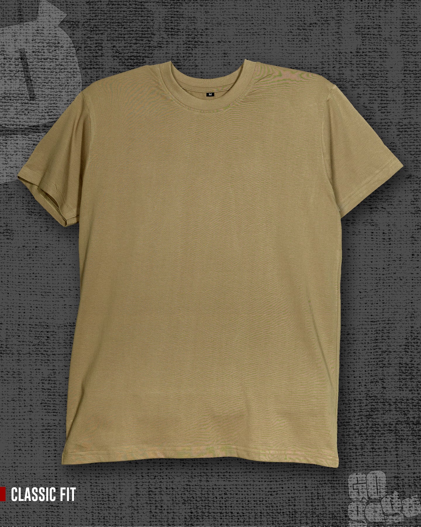 Basic Dark Beige Regular Fit T-shirt
