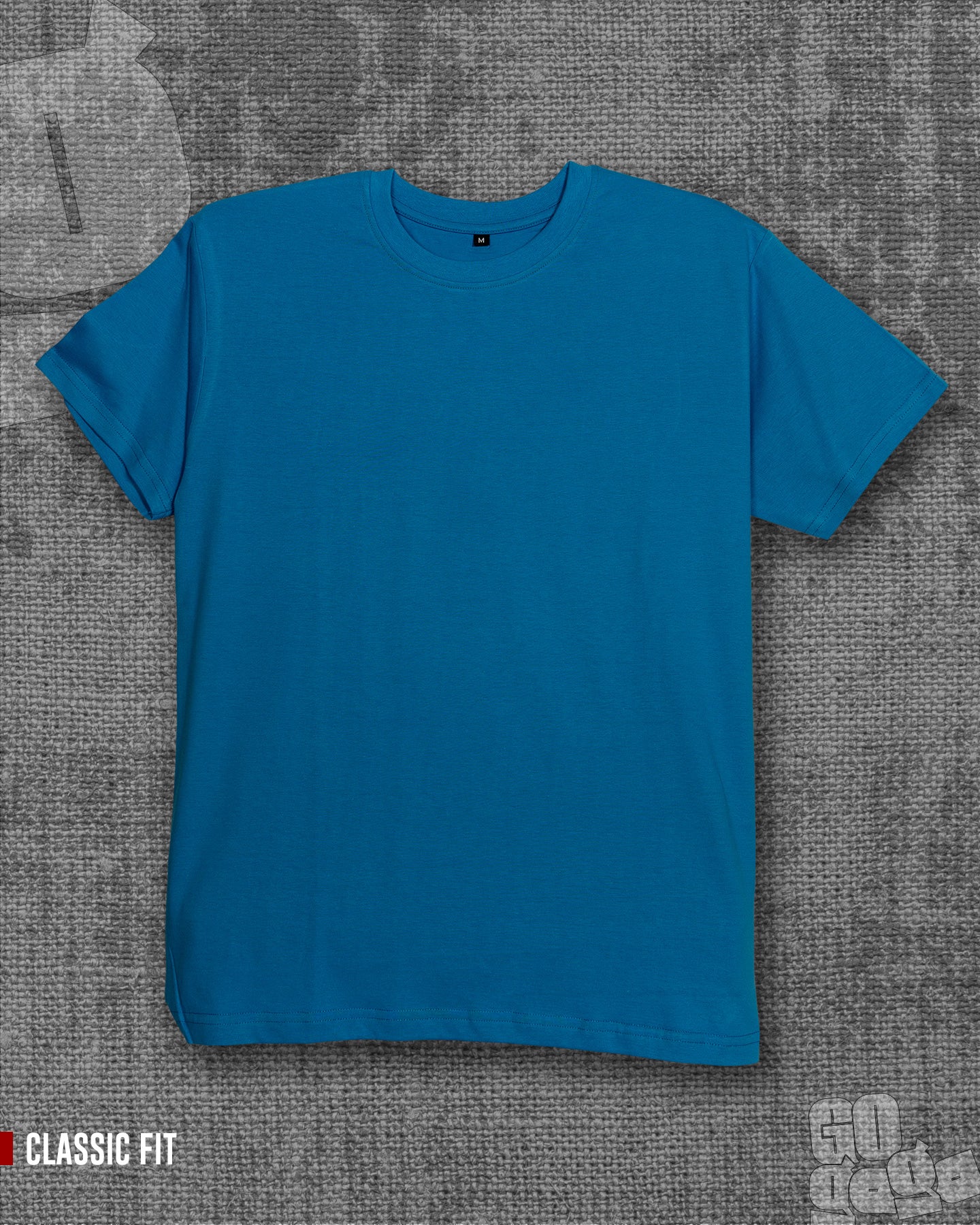 Basic Indian Blue Regular Fit T-shirt