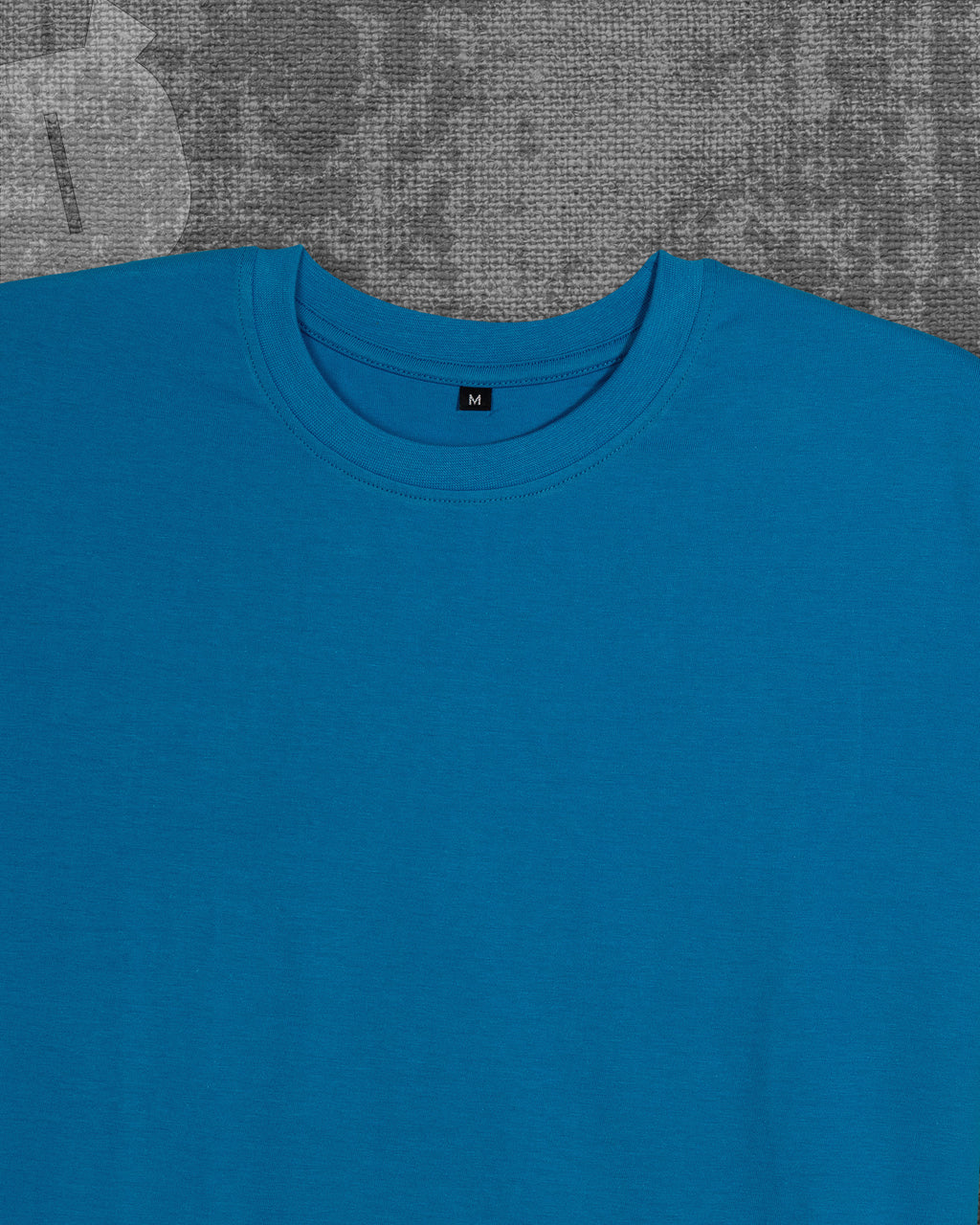 Basic Indian Blue Regular Fit T-shirt