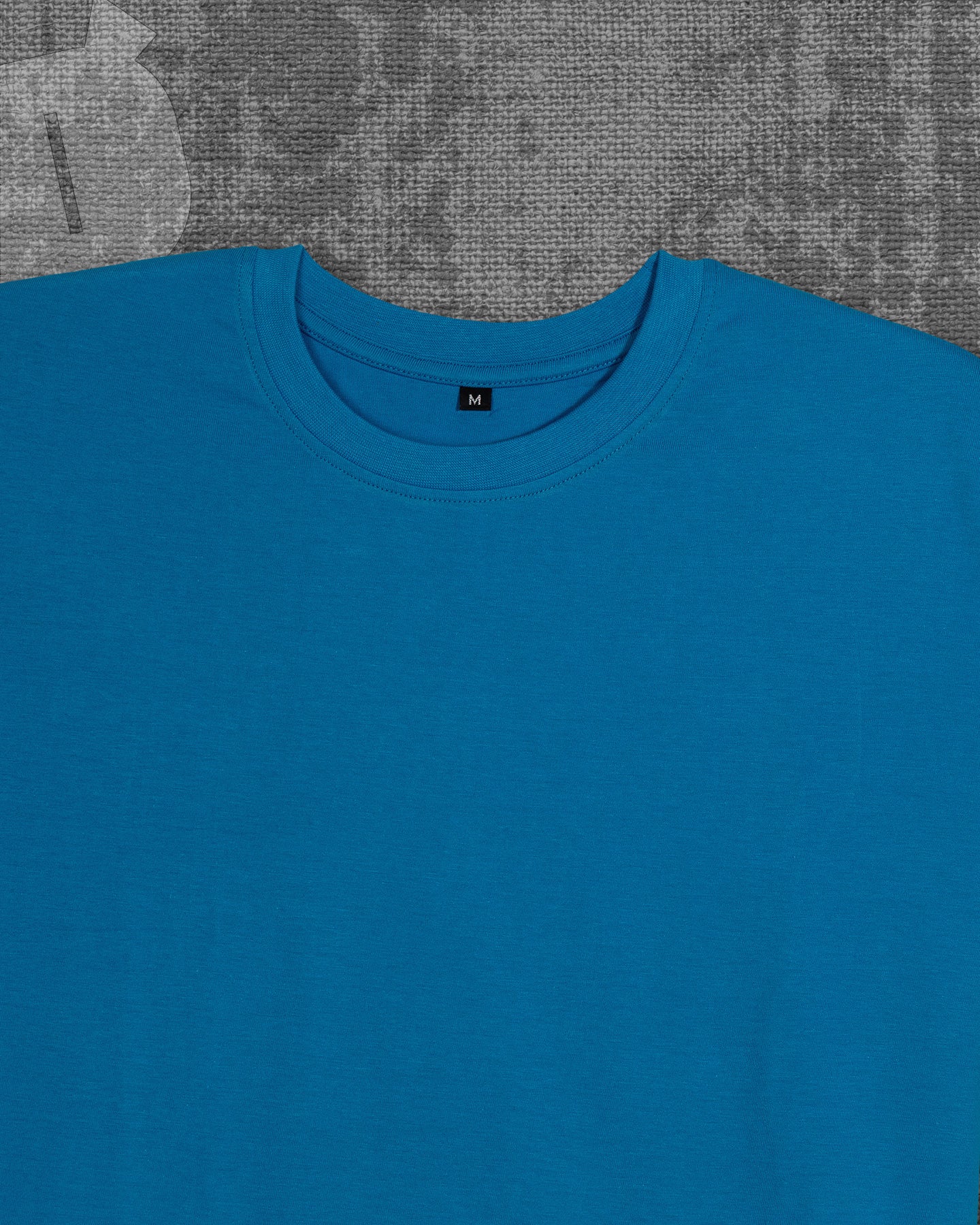Basic Indian Blue Regular Fit T-shirt