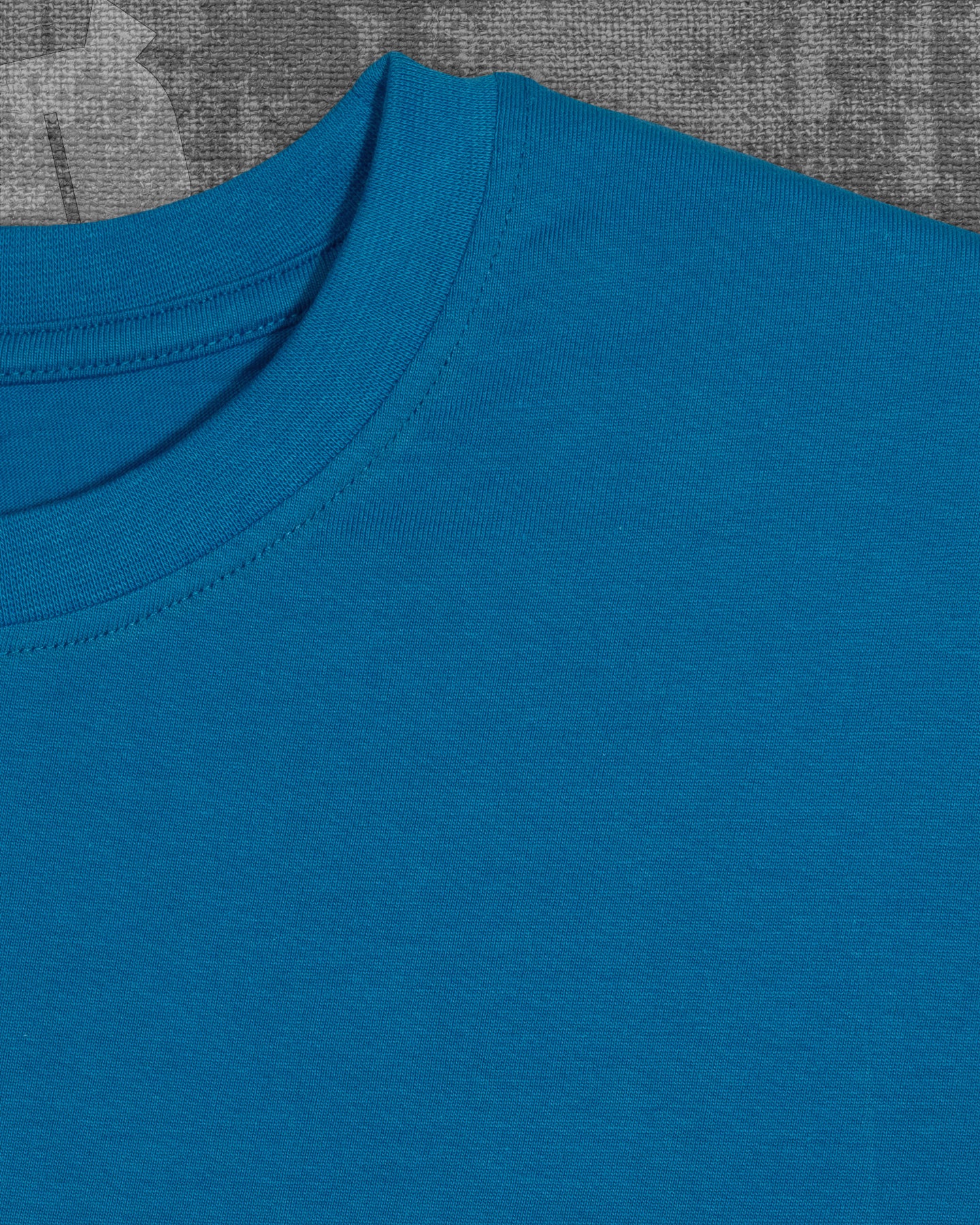 Basic Indian Blue Regular Fit T-shirt