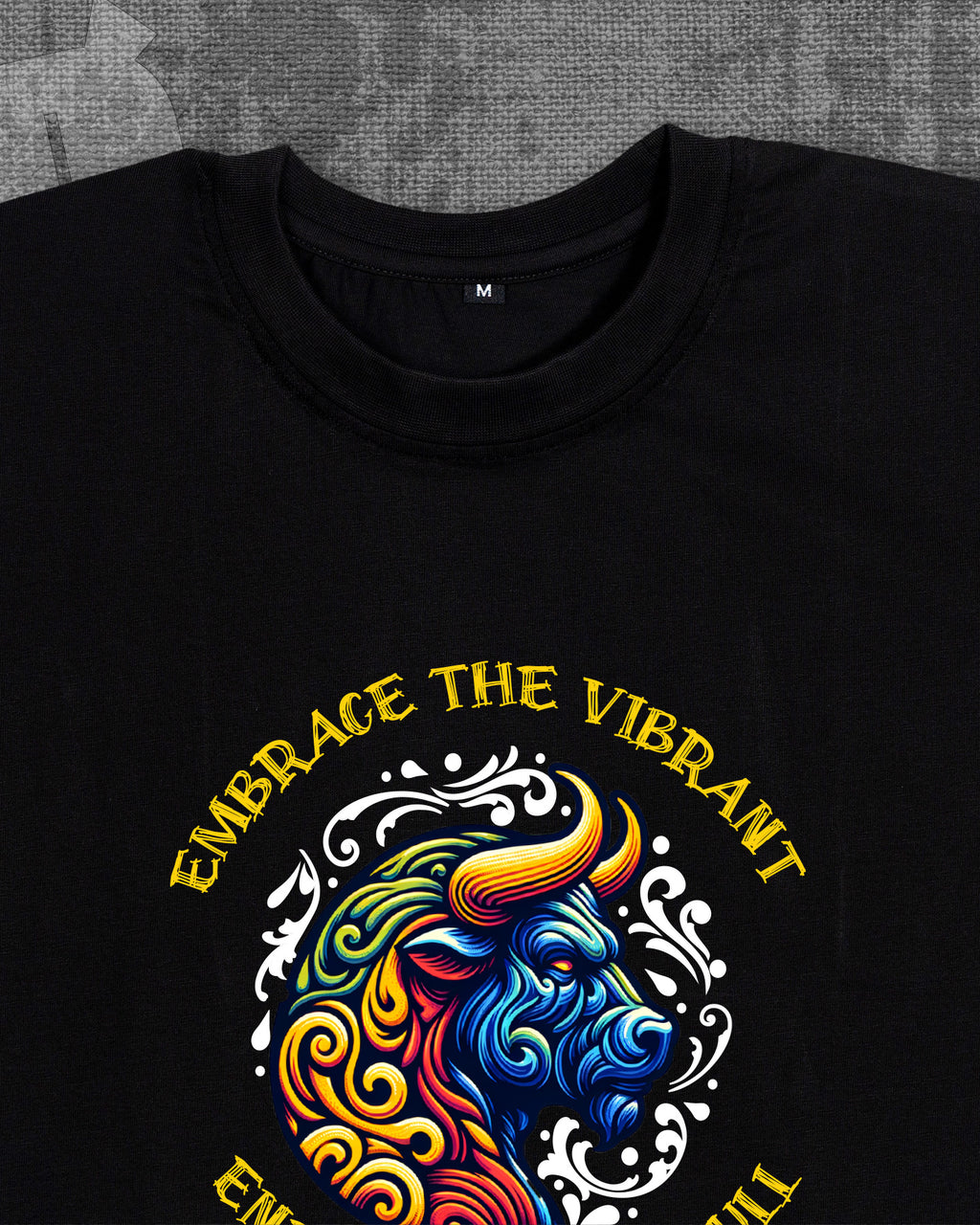 Energy of the bull Black Regular FitT-shirt
