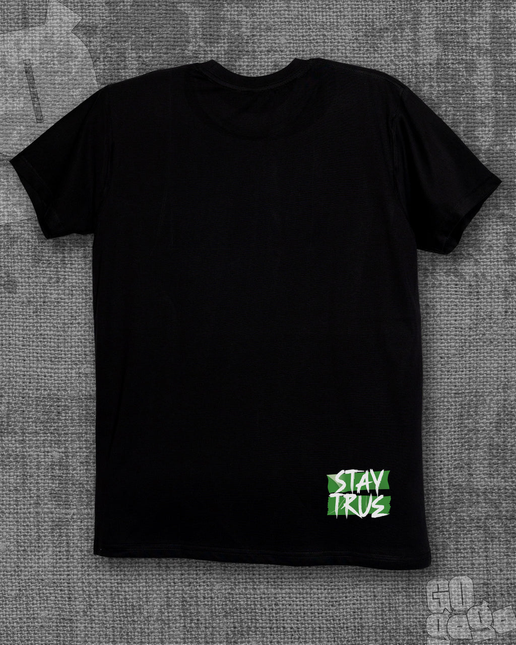 Stay true Black Regular Fit T-shirt