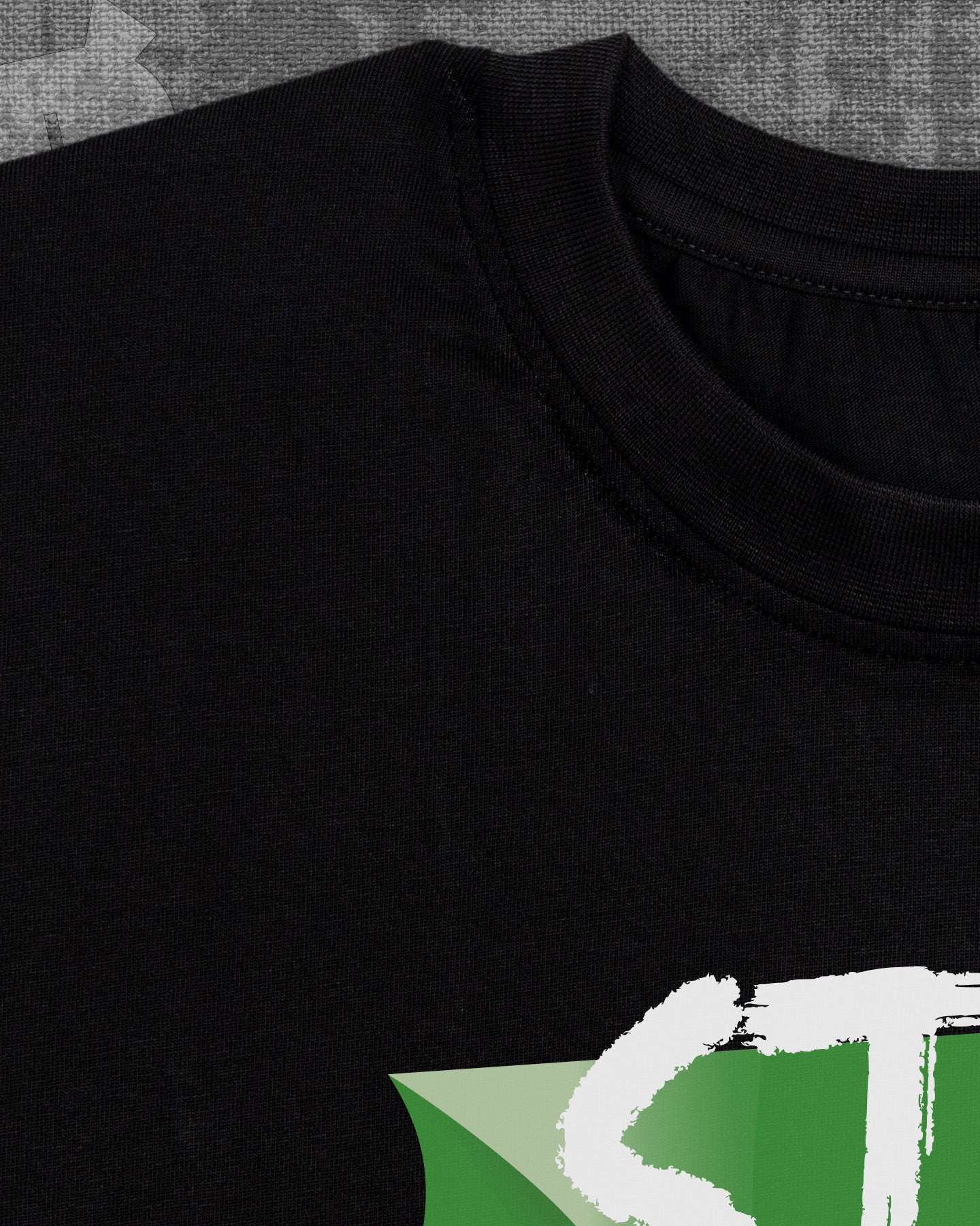 Stay true Black Regular Fit T-shirt