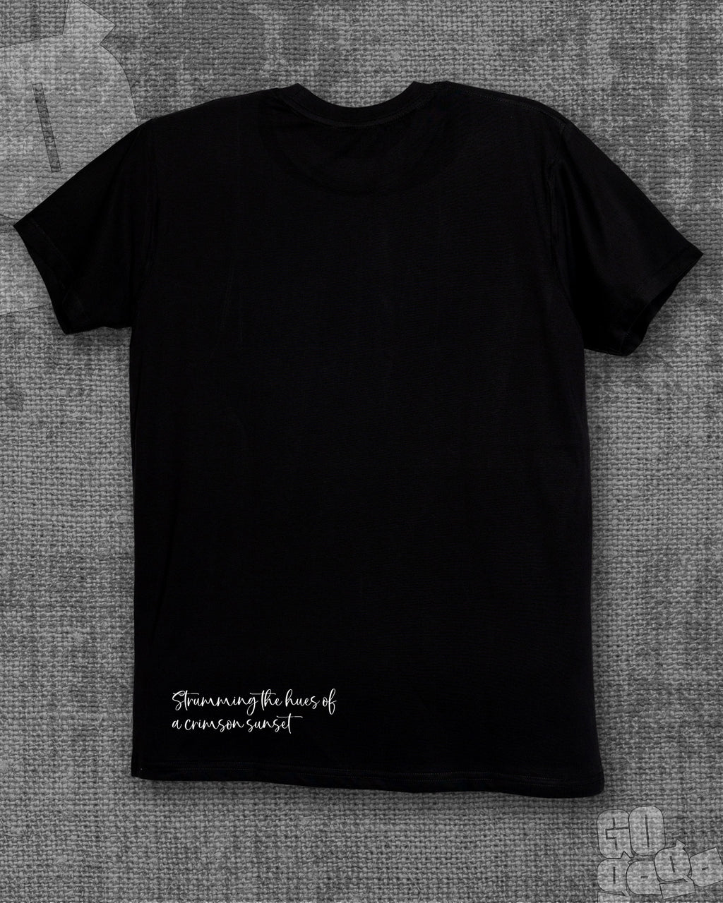 Crimson Chords Black Regular Fit T-shirt