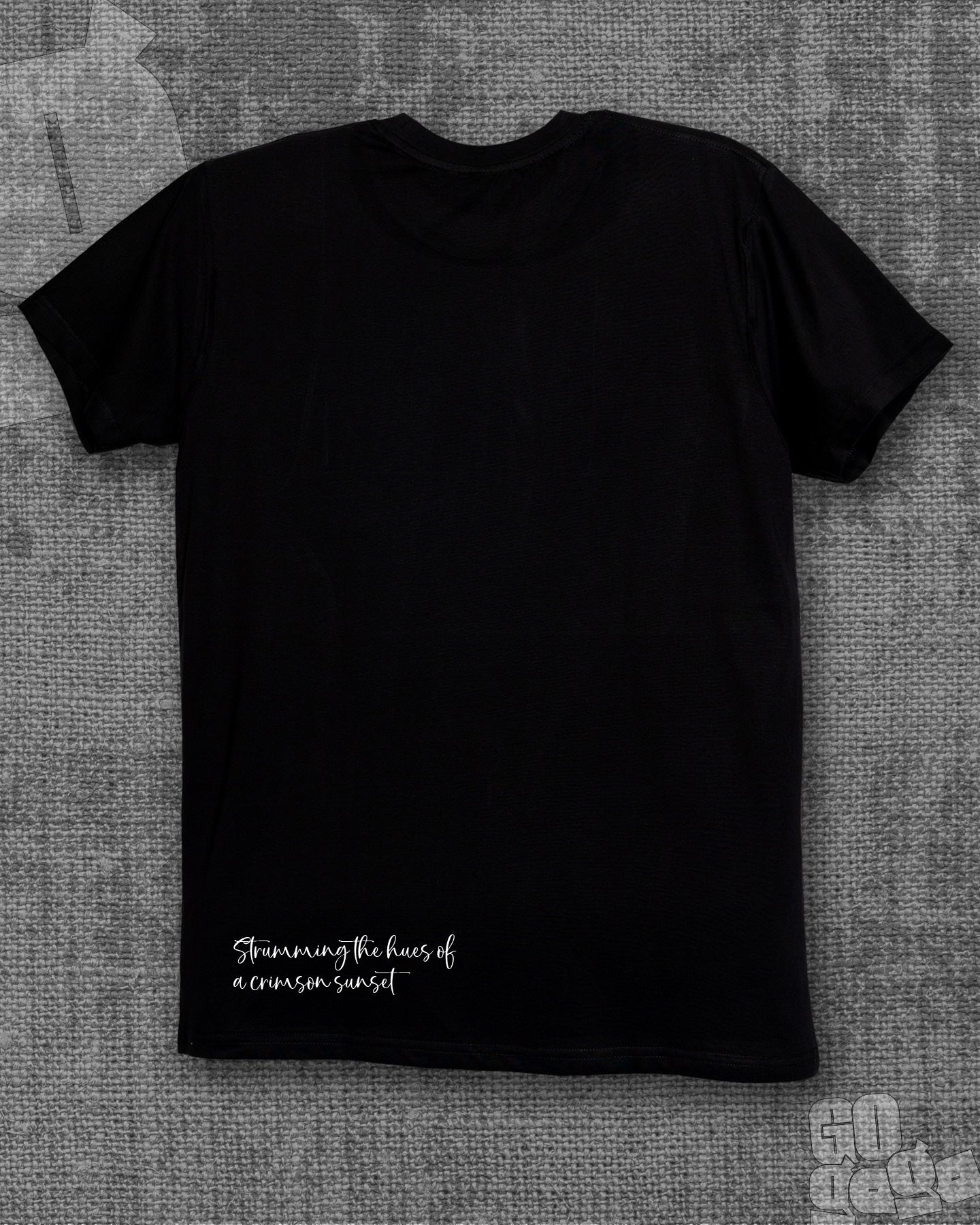 Crimson Chords Black Regular Fit T-shirt