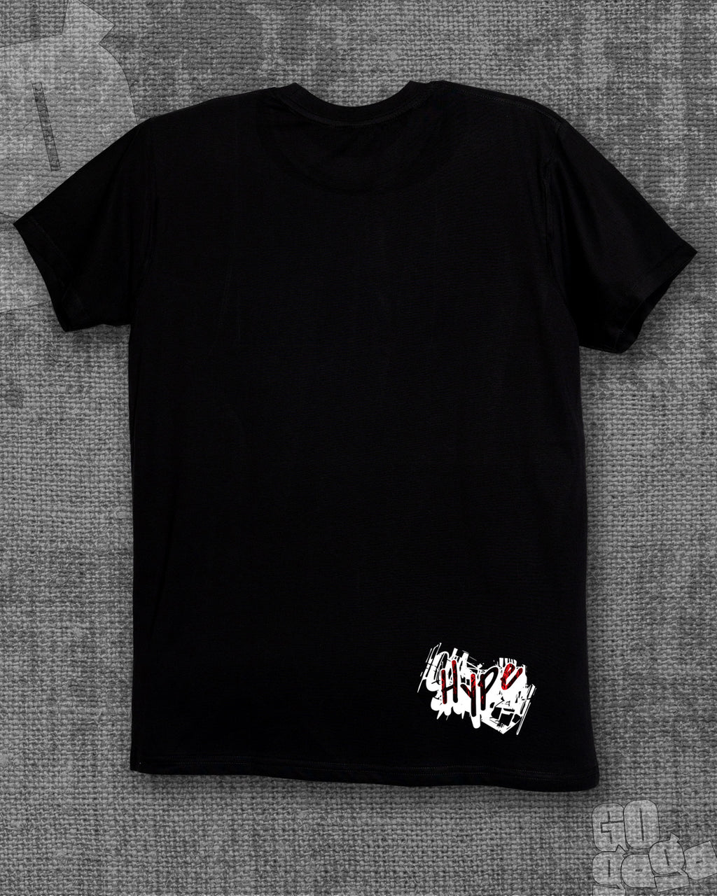 Hype Black Regular Fit T-shirt