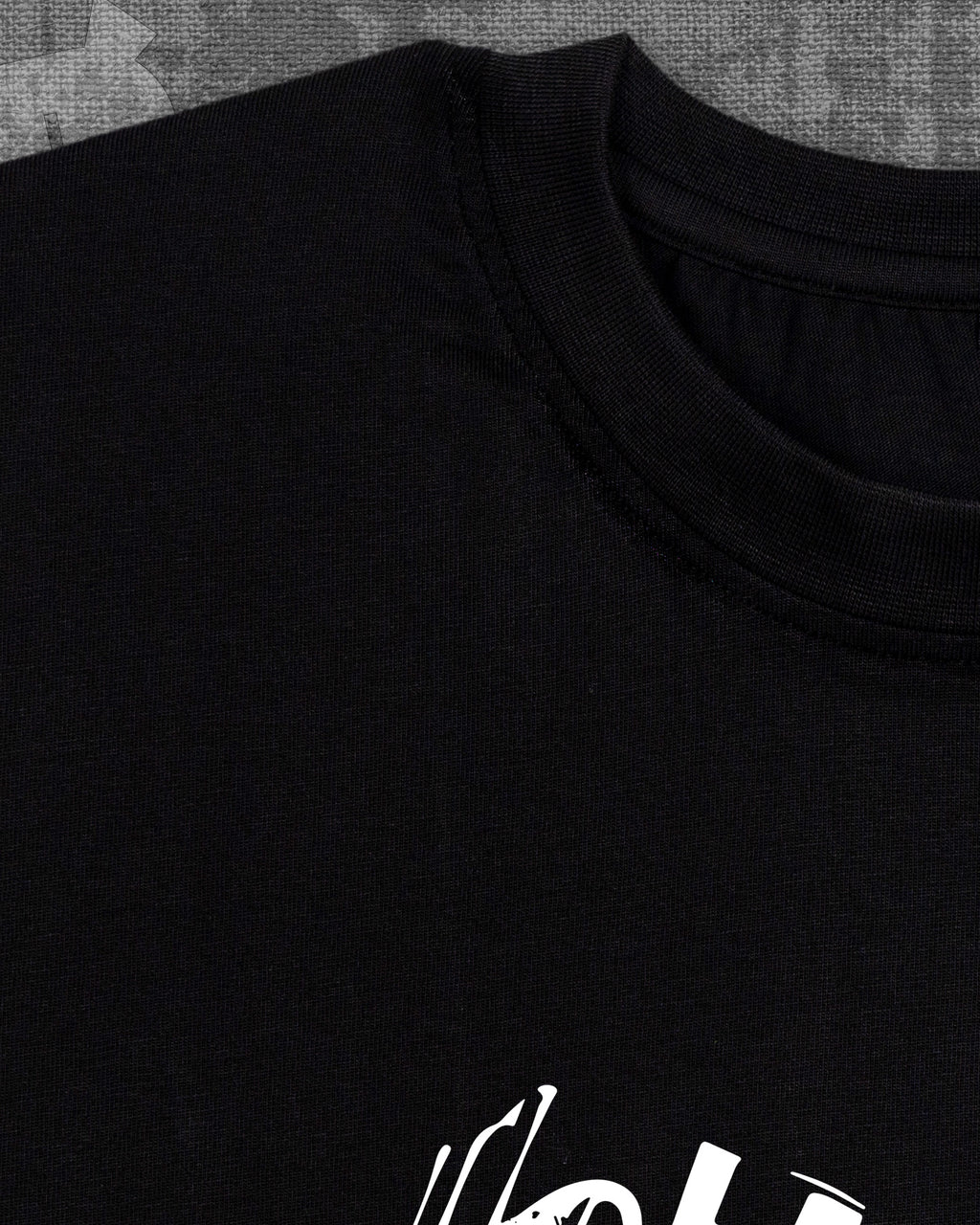 Hype Black Regular Fit T-shirt