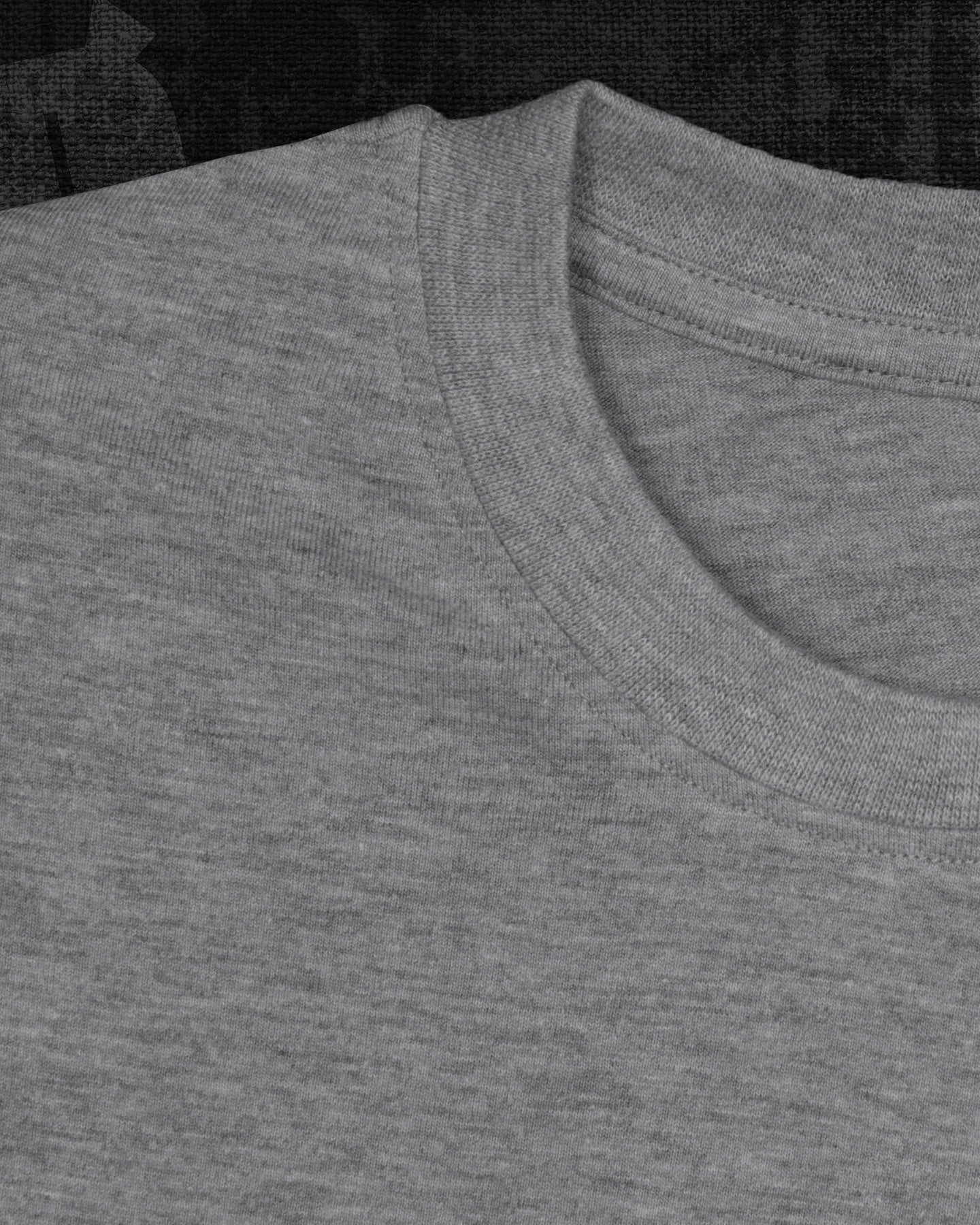 Do what you love Melange Grey Regular Fit T-shirt
