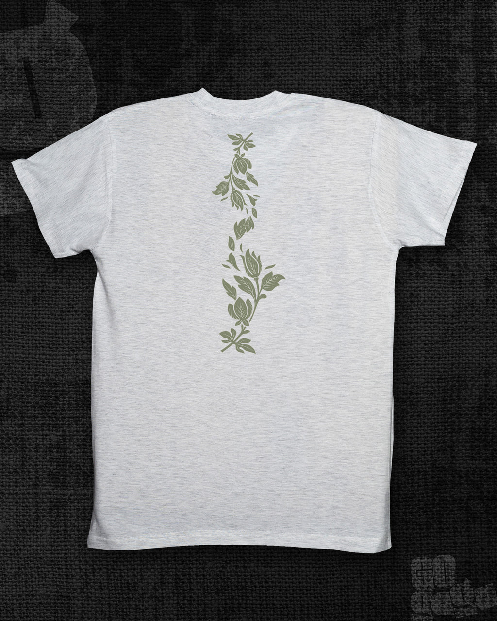 GRACE Melange White Regular Fit T-shirt
