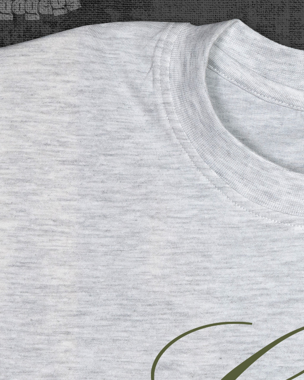 GRACE Melange White Regular Fit T-shirt