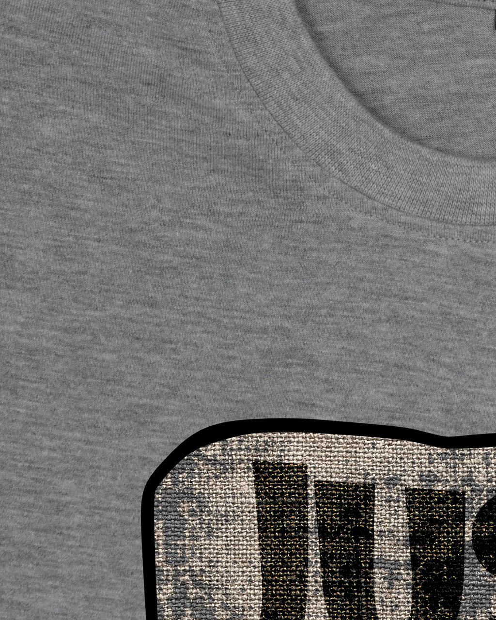 Just Kidding  Melange Grey Regular Fit T-shirt