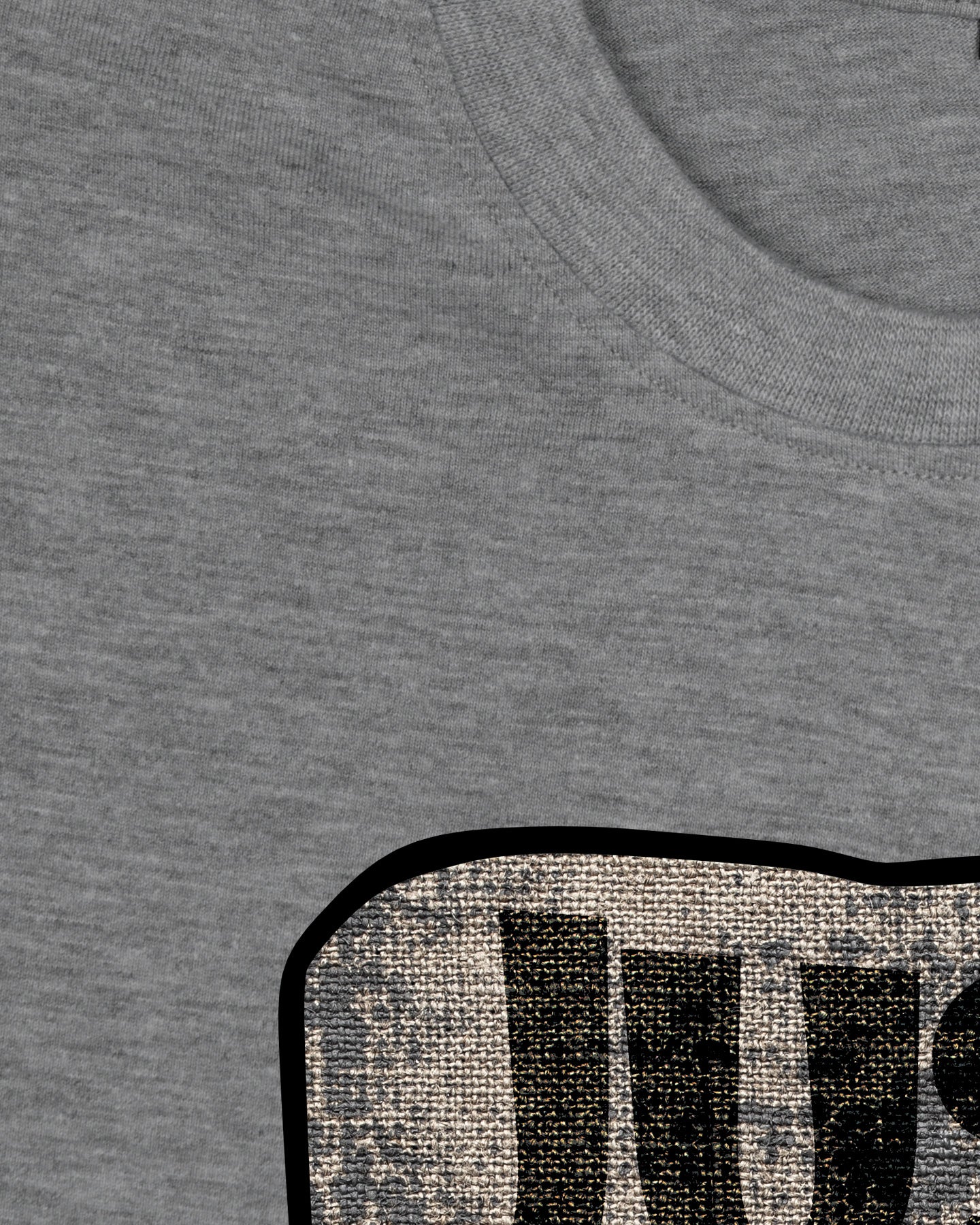 Just Kidding  Melange Grey Regular Fit T-shirt