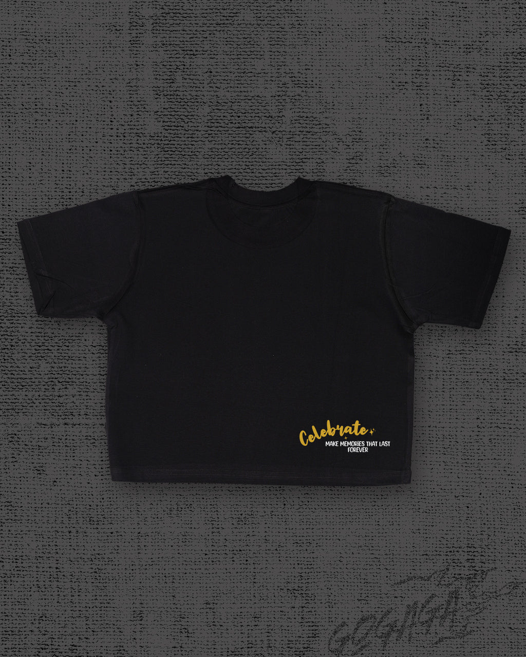 Celebrate Black Crop Top