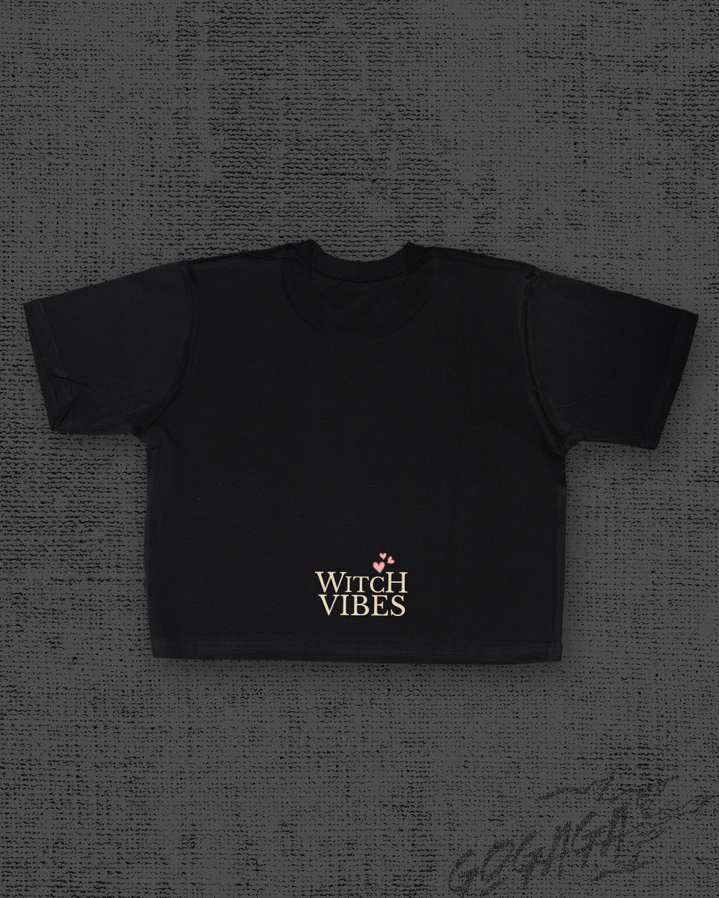 Witch Vibes Black Crop Top