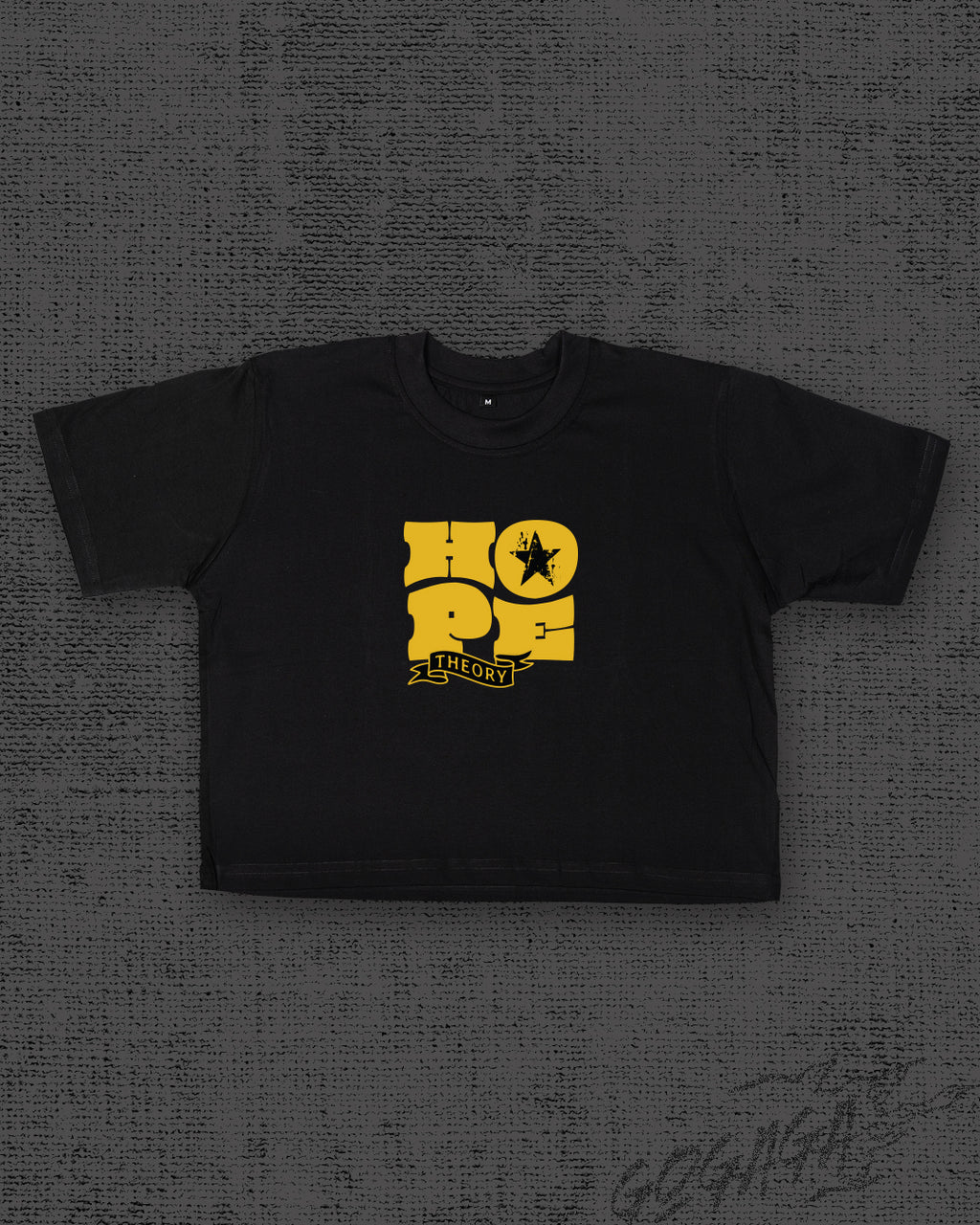 Hope Black Crop Top