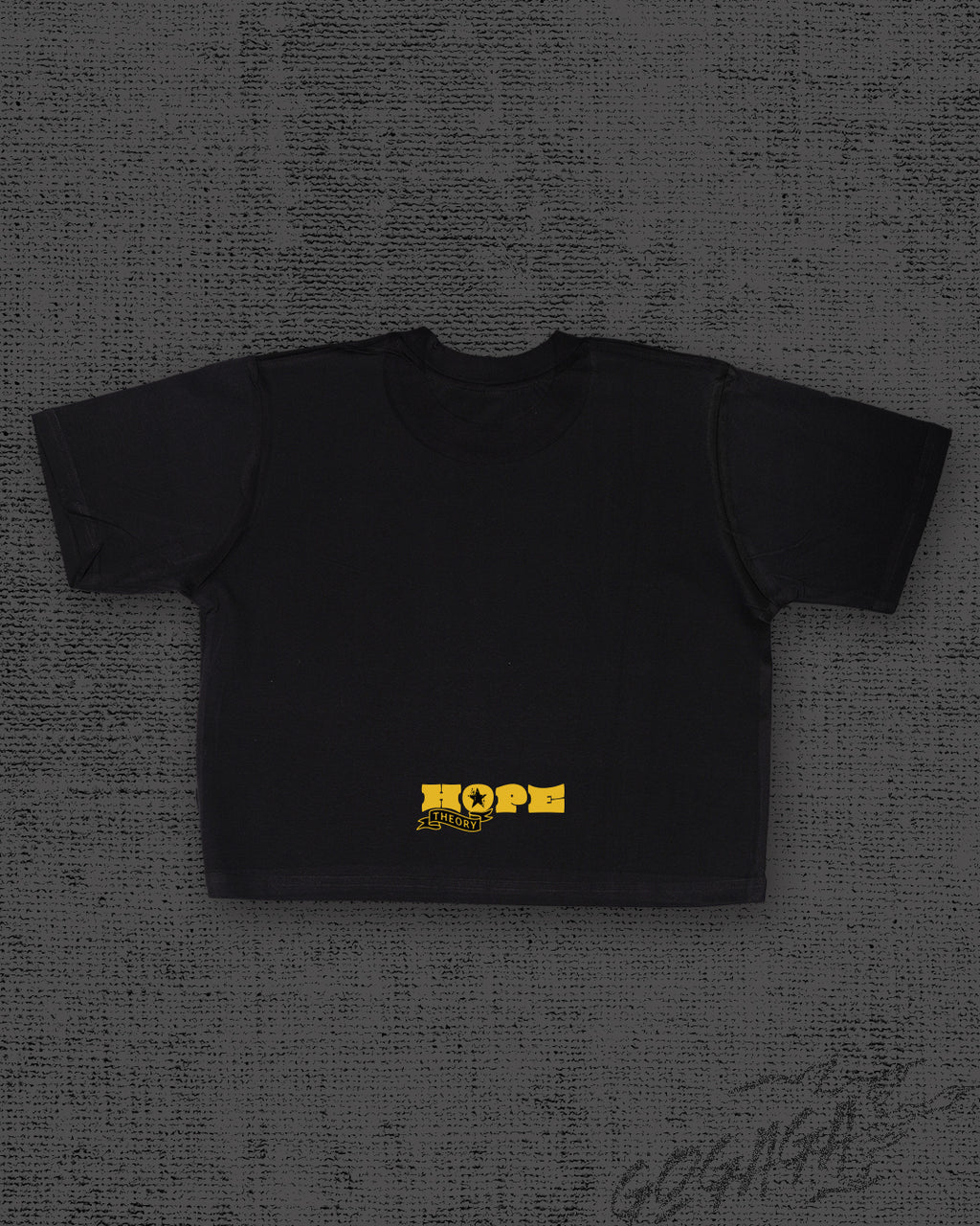 Hope Black Crop Top
