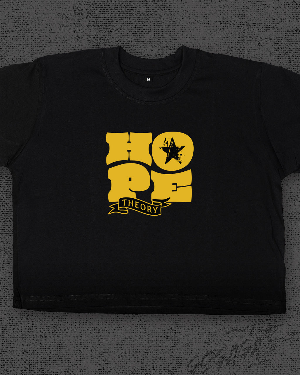 Hope Black Crop Top