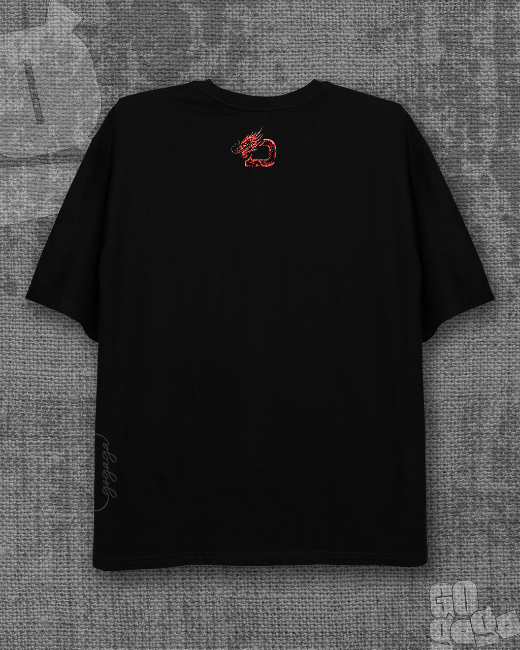 Dragon | Black Oversized T-shirt