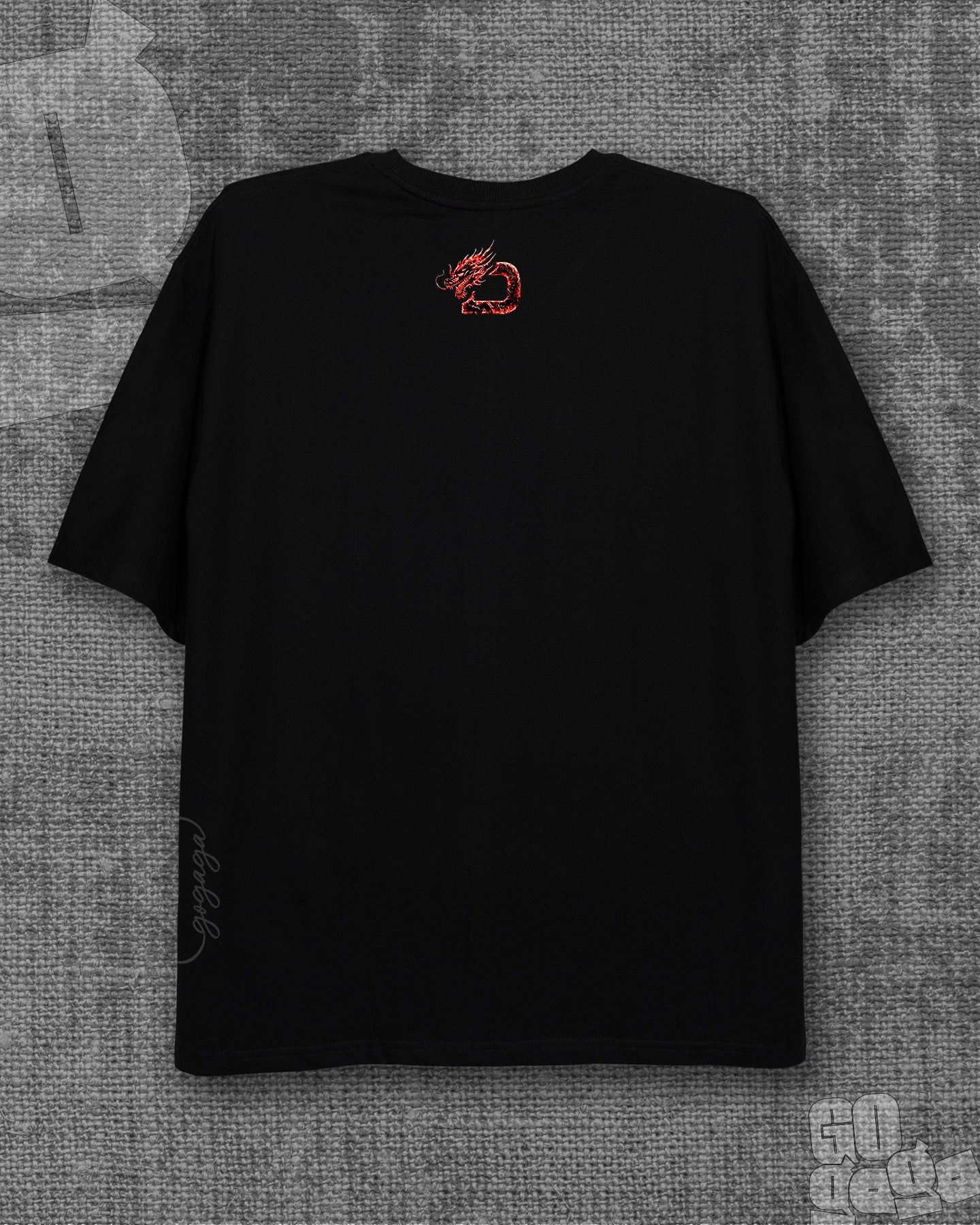 Dragon | Black Oversized T-shirt