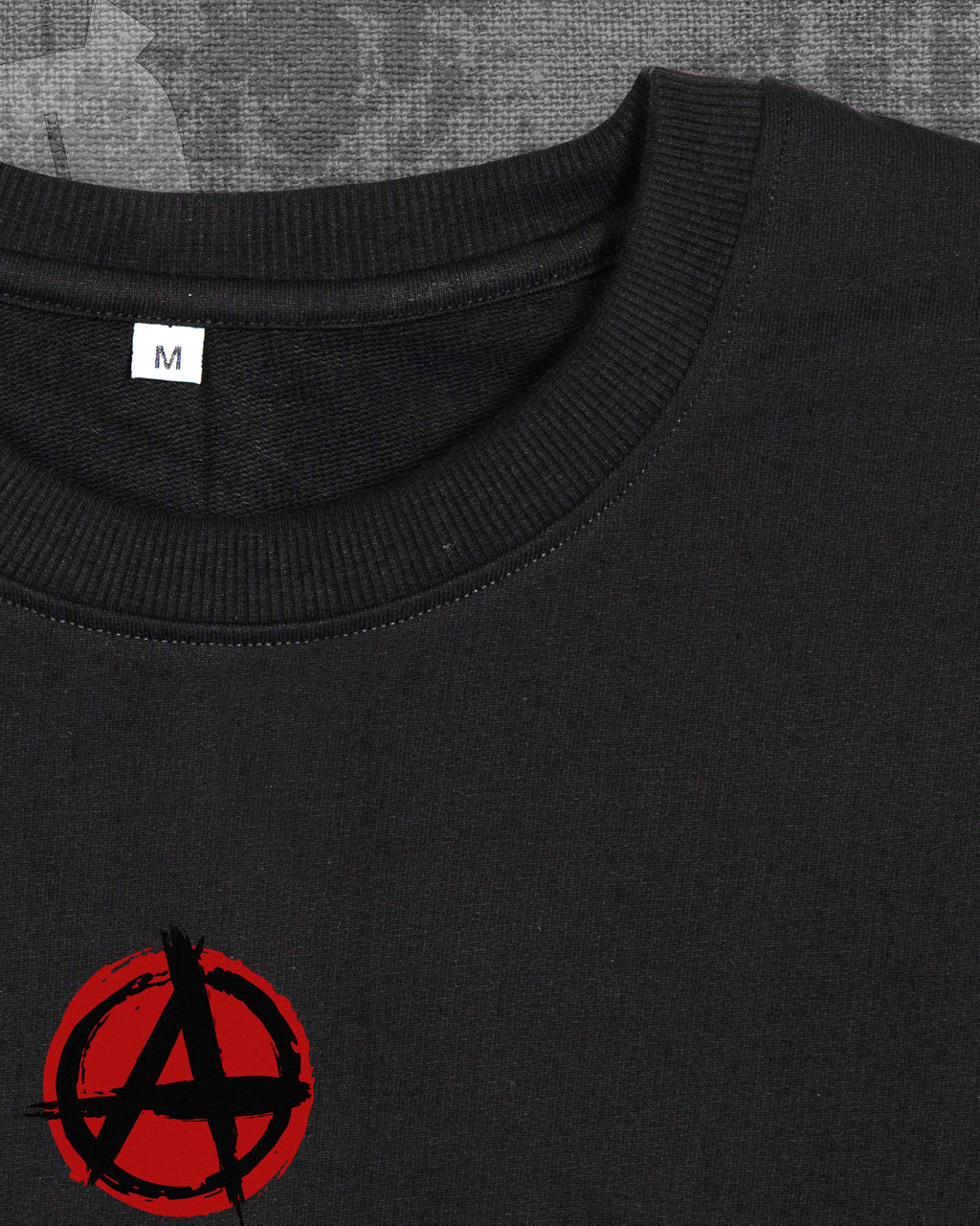 Anarchy Black Heavyweight Oversized T-shirt