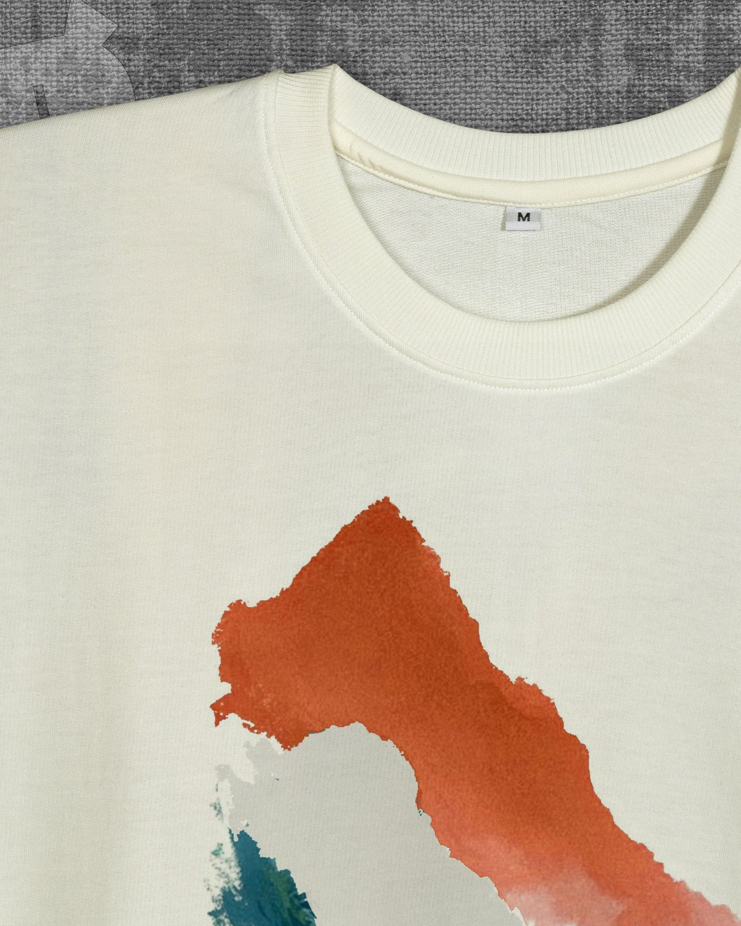 Tiranga Pride Off white Heavyweight Oversized T-shirt