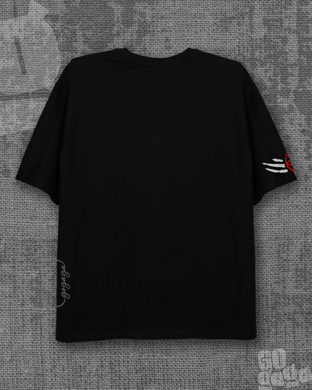 Calm like Shiva, Wild like Rudra Black Heavyweight Oversized T-shirt
