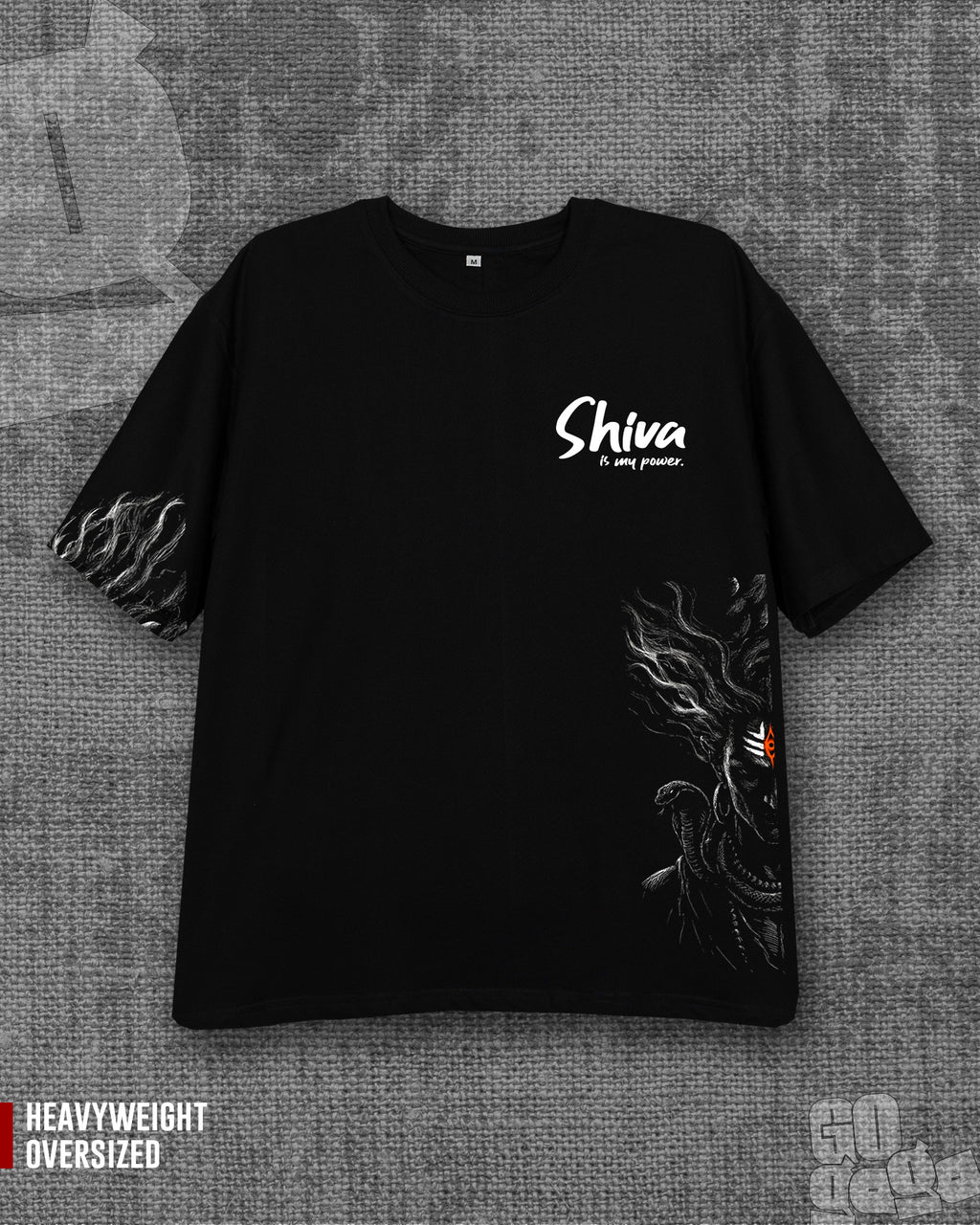 shiva, har har mahadev tee