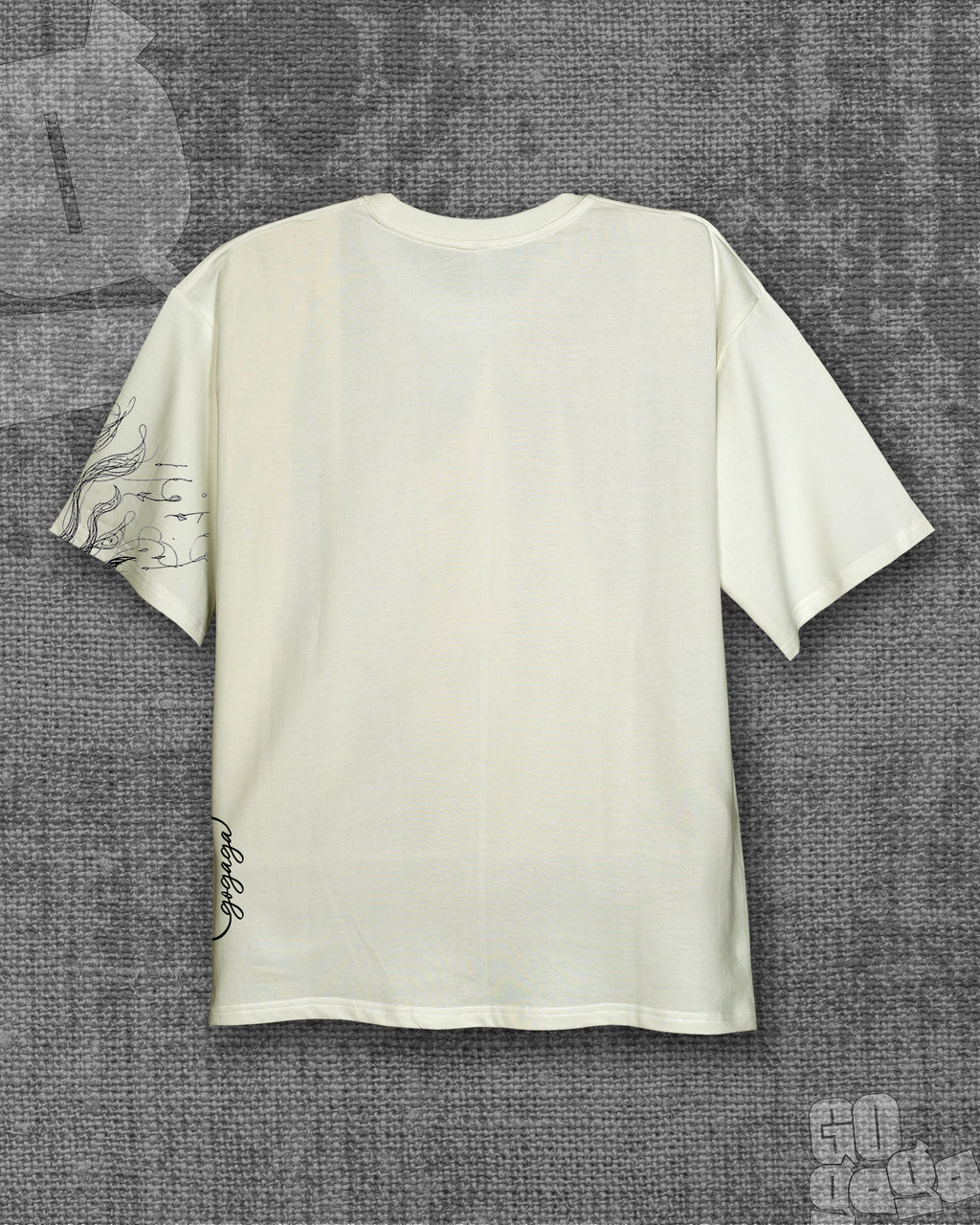 Jai Sri Ram | Off white Oversized T-shirt
