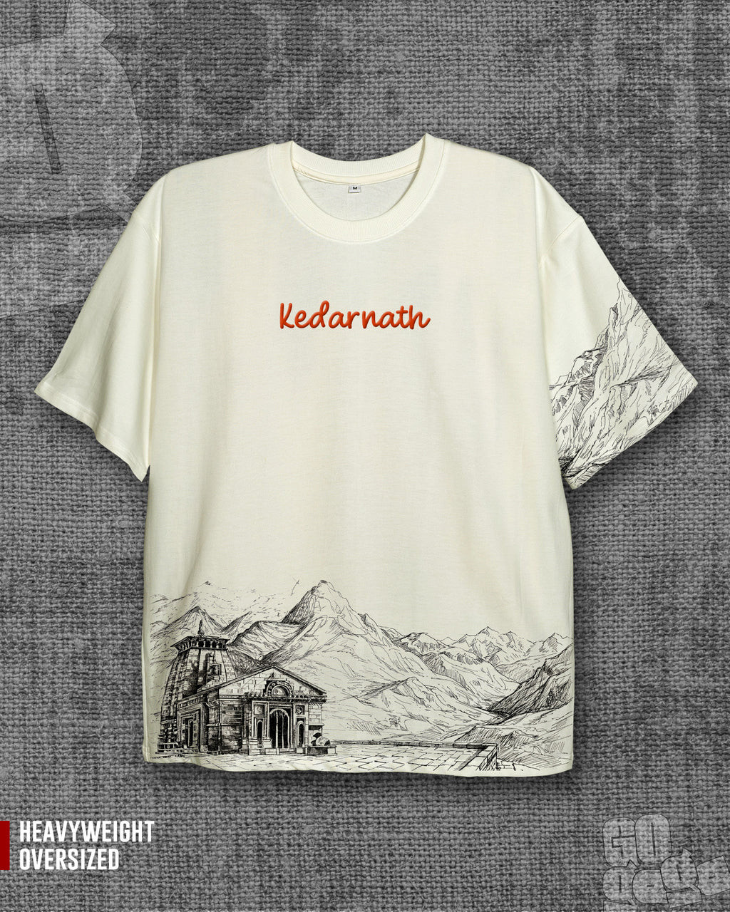 Kedarnath | Off white Heavyweight Oversized T-shirt