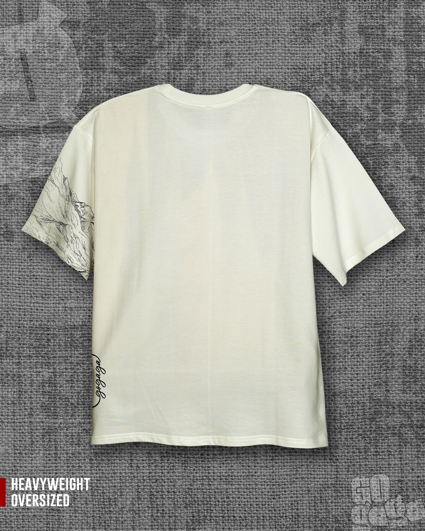 Kedarnath | Off white Heavyweight Oversized T-shirt
