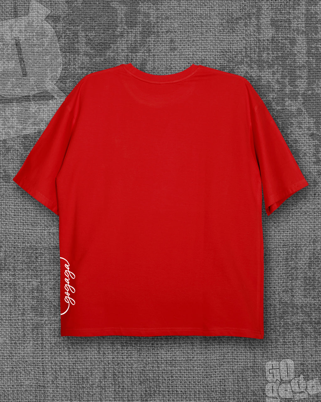 Gogaga Red Oversized T-shirt