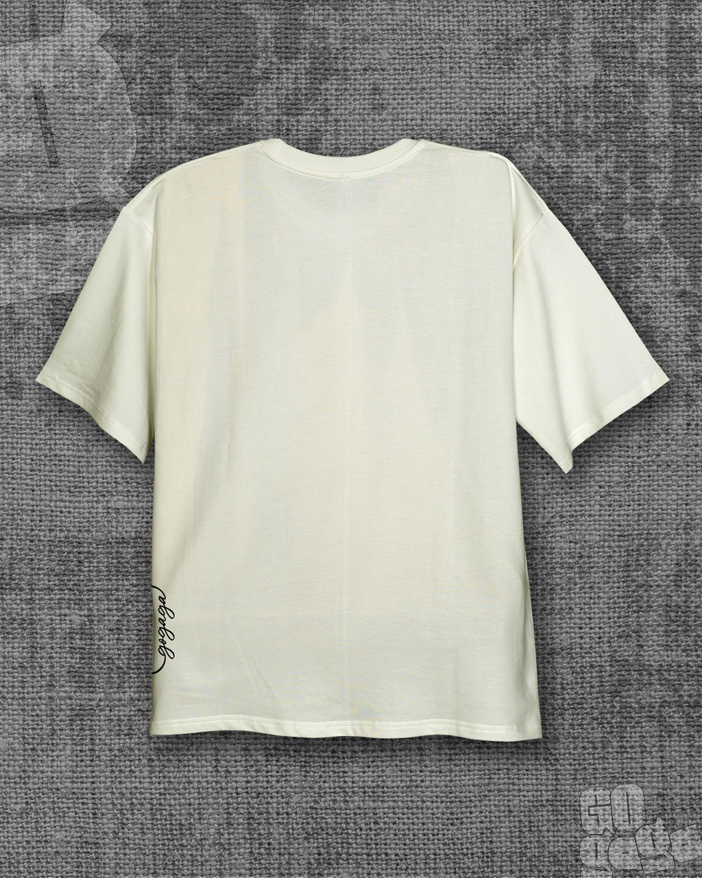 Peace begins | Off white Heavyweight Oversized T-shirt
