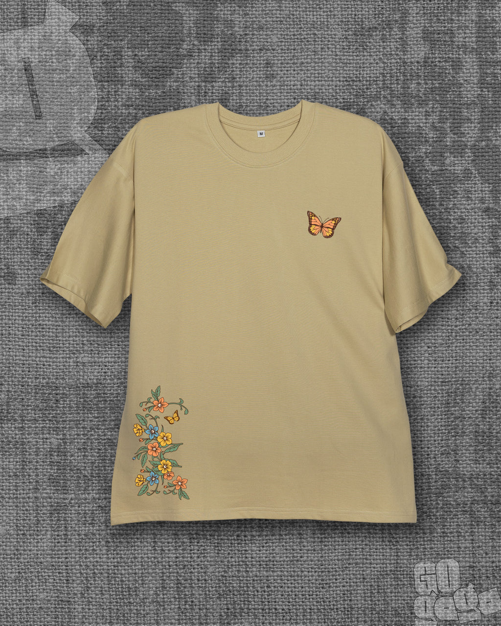 Collect Moments Beige Oversized T-shirt