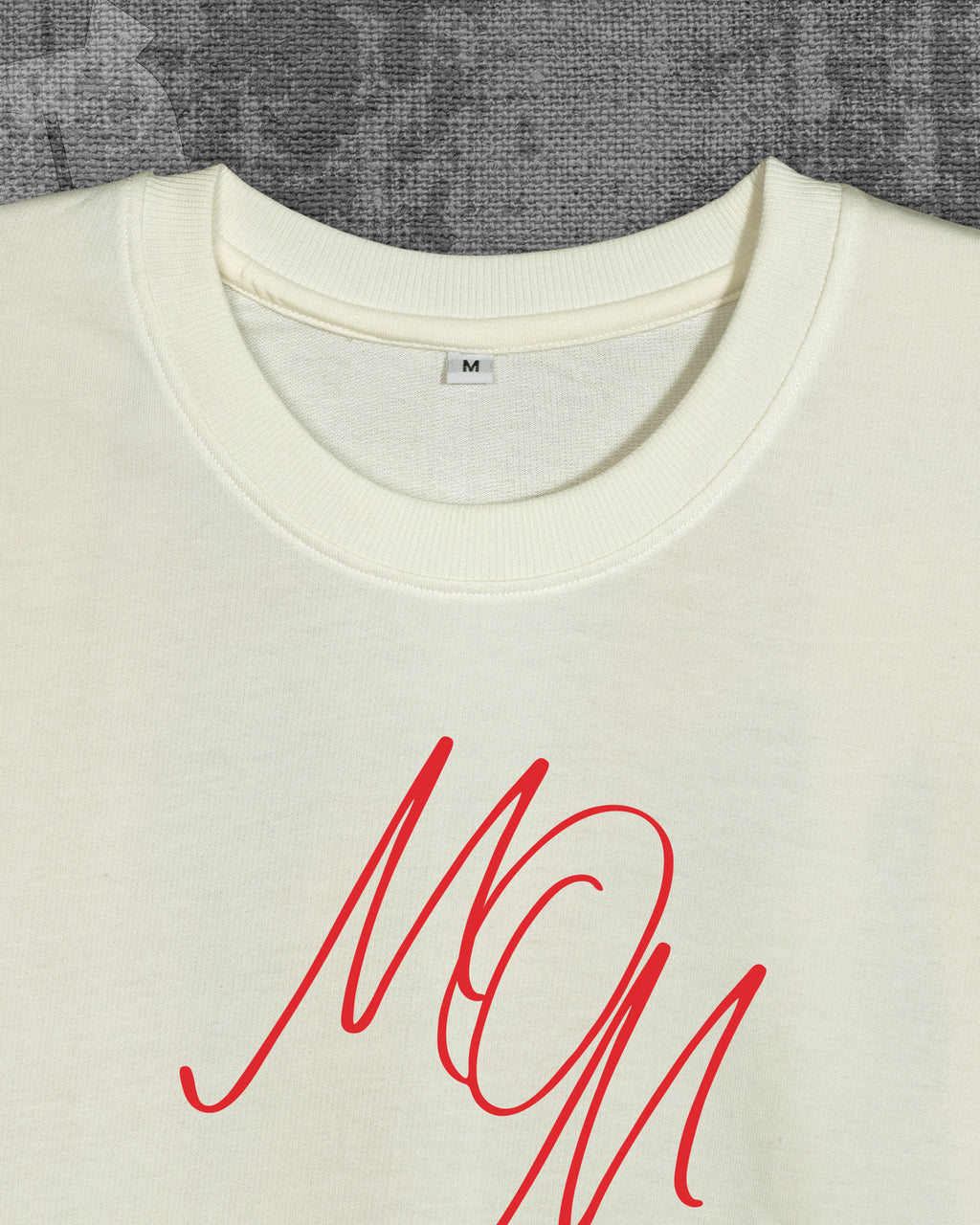 MOM  Off-white Oversized T-shirt